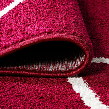 Cole Minimalist Diamond Trellis Area Rug